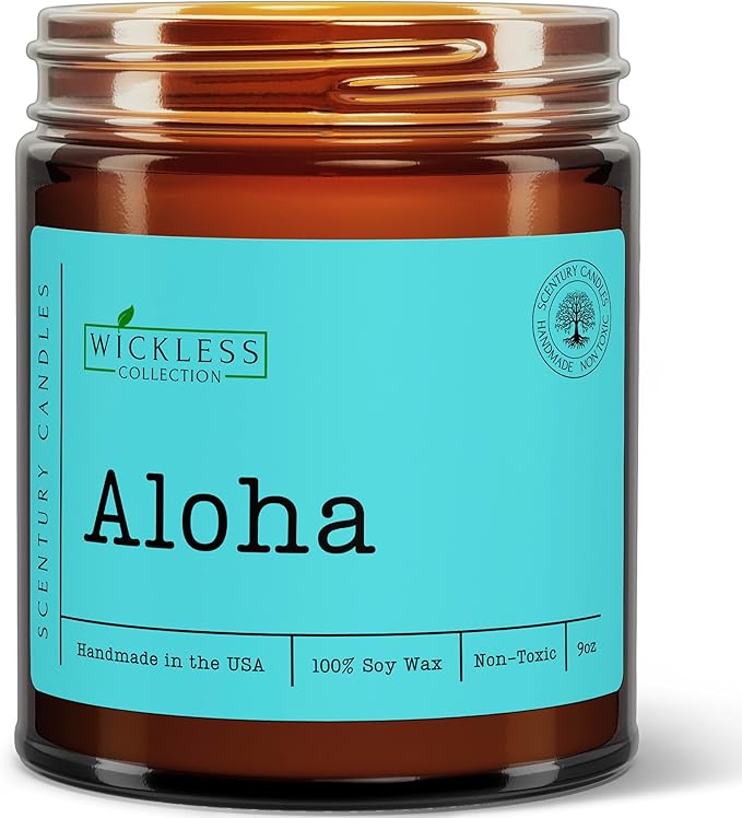Wickless Cactus Blossom Scented Candles for Candle Warmer Lamp, Many Scents to Choose, 100% Non-Toxic Soy Wax, Scented Candle Melts for Warming Plate, Handmade in The USA (Aloha)