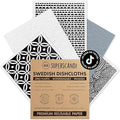 SUPERSCANDI 5 Pack Swedish Dishcloths for Kitchen - 100% Biodegradable & Compostable, Reusable Paper Towels Washable, Food-Safe & Without Plastic - Dish Rags Suitable for Any Surface, Scandi White