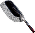 Microfiber Car Duster Car Dust Removal Tool with Adjustable Handle for Car Cleaning