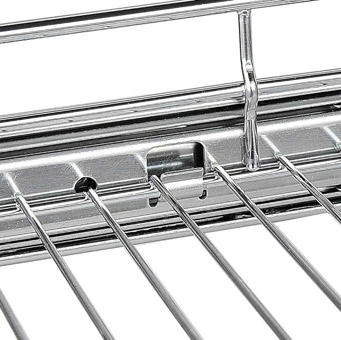 OCG Pull Out Cabinet Organizer (15" W x 21" D), Pull out Drawers, Cabinet Pull Out Shelves for Base Cabinet Organization in Kitchen Bathroom Pantry, Bottom Mount, Chrome Finish