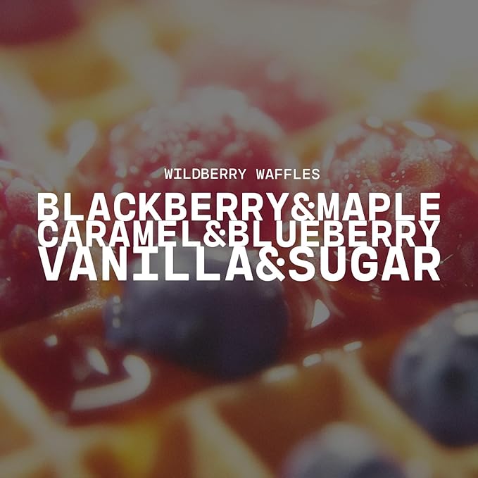 Milkhouse Candle Company - Wildberry Waffles - 26oz Beeswax and Soy Candles - Farmhouse Collection - 100% Natural, Paraffin Free, with Premium Fragrance Oil, Glass Jars with Lids