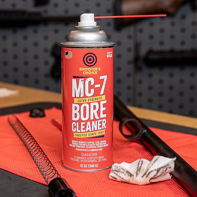 Shooter's Choice Otis Technology Mc#7 Extra Strength Bore Cleaner Aerosol Can, 12 oz, multi (MC7XT)