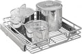 Kitchen Cabinet Pull Out Shelf and Drawer Organizer Slide Out Pantry Storaqe Basket in Multiple Sizes (21" W x 21" D,1 Tier)