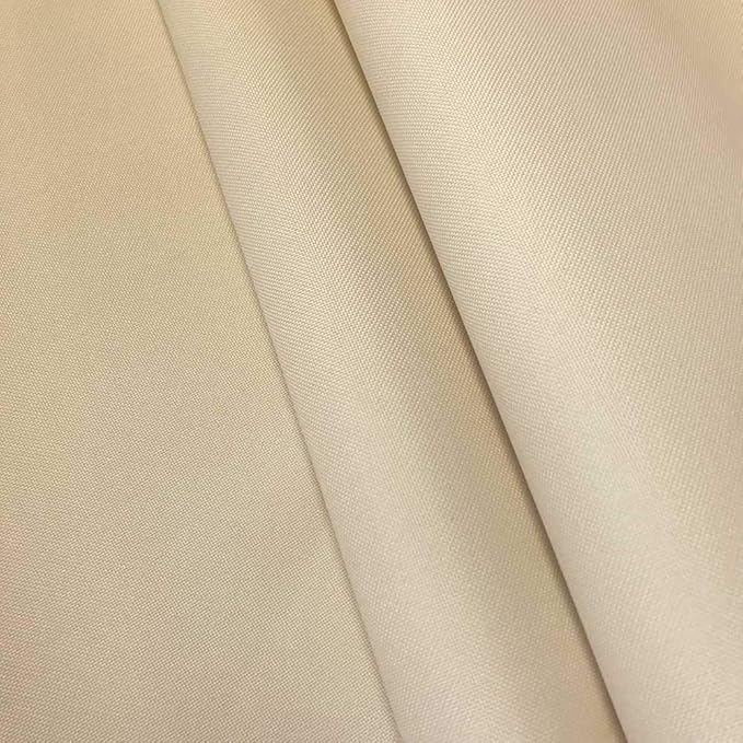 Ottertex Canvas Fabric Waterproof Outdoor 60" Wide 600 Denier Sold by The Yard (3 Yard, Ivory)