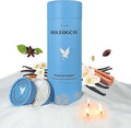 Vanilla Archive Pearled Candle 18 Oz with 30 Wicks - Vanilla Scented Sand Candles White Refillable Wax Lasts Up to 120 Hours Smooth and Clean Burning for Candle Making DIY