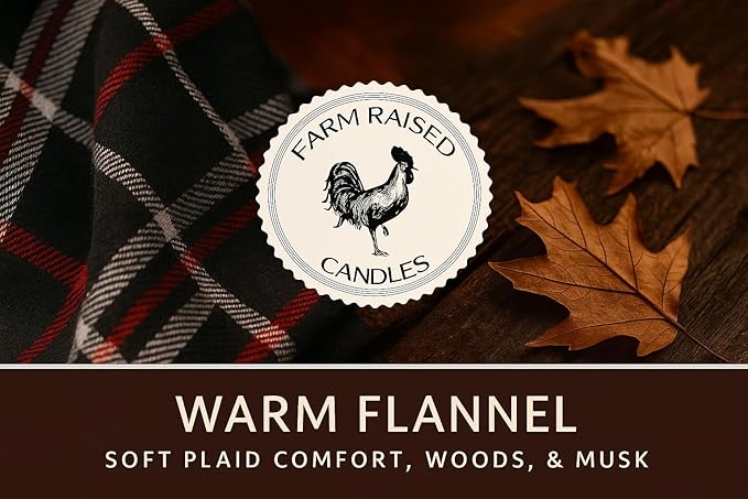 Farm Raised Candles – Fresh from the Farm Soy Wax Melts – Variety Pack – 5 Pack, 16oz Total (30 Cubes) – Autumn Gathering, Campfire Marshmallows, Warm Flannel, Toasted S’Mores, Fall Nights