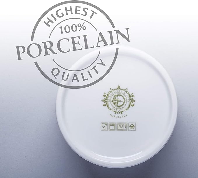 WM Bartleet & Sons 1750 T259 Traditional Porcelain Sugar/Jam/Mustard Pot with Lid & Spoon 10cm – White