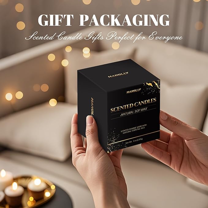 My The W.ay Hotel Candle, 9 oz Scented Candles for Home Soy Candle Wax, Inspired by The One Hotels, Luxury Long Lasting Aromatherapy Jar Candle Gifts for Men Women