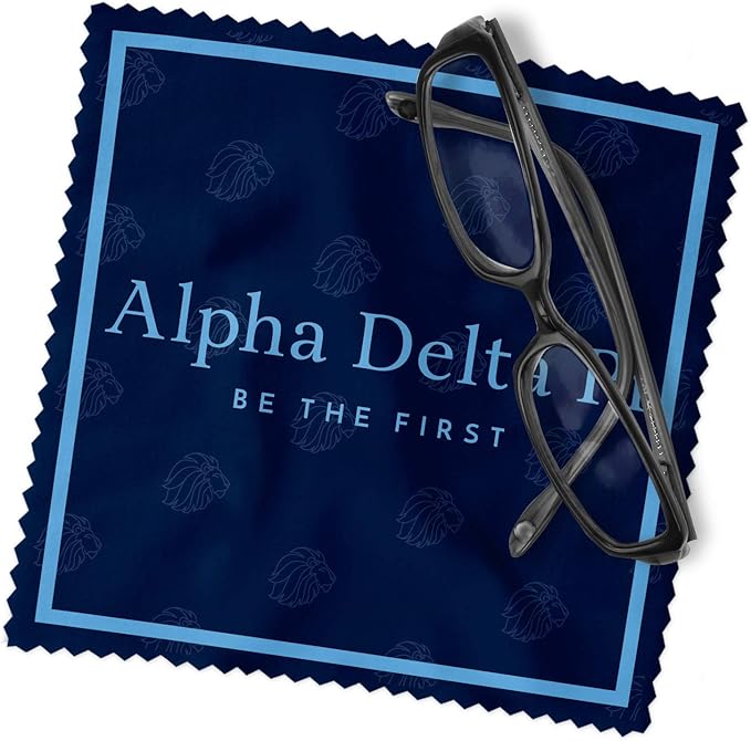 Alpha Delta Pi Eyeglass Cleaner & Microfiber Cleaning Cloth (Alpha Delta Pi - 5)
