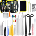 31PCS Wick Kits for Candle Making Wicks Inserting Nursing with Storage Bag Large Hole Needles for Silicone Candle Mold Hook Eye Punch Needle,7in Wicks Trimmer & Dipper,Wick Roll 200 Ft ect