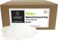 Coconut Soy Wax Beads for Candle Making | 10lb Coconut Soy Candle Wax Pastilles for Candlemaking | Smooth Blend for High Load Fragrance Formulation | Candle Making Supplies