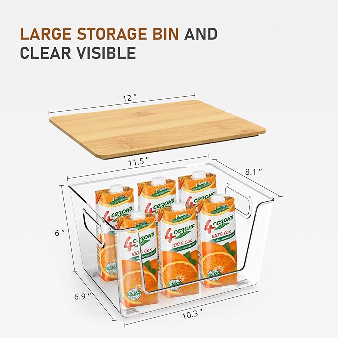 IDEATECH Kitchen Organizers and Storage, Stackable Kitchen Counter Organizers for Onion, Potato, Fruit, Produce, Vegetable ( 2+ 2Set)