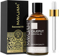 MAYJAM Cajeput Essential Oil, 3.38FL.OZ Pure Essential Oils with Glass Dropper, Large Volume Cajeput Oil, Perfect for Massage, DIY Candle and Soap Making (100ML)