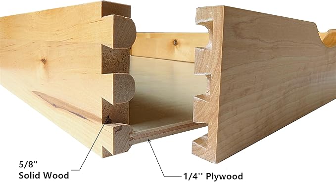 Solid Wood Pull Out Drawer 27" W × 21" D for Kitchen Cabinets, Roll Out Tray with Full Extension Slides, Natural Wood, DIY Assembly
