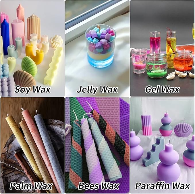 FansArriche Candle Dye - 18 Colors Liquid Oil-Based Dye for Candle Wax, Vivid Candle Color for DIY Candle Making, Highly Concentrated Natural Candle Color