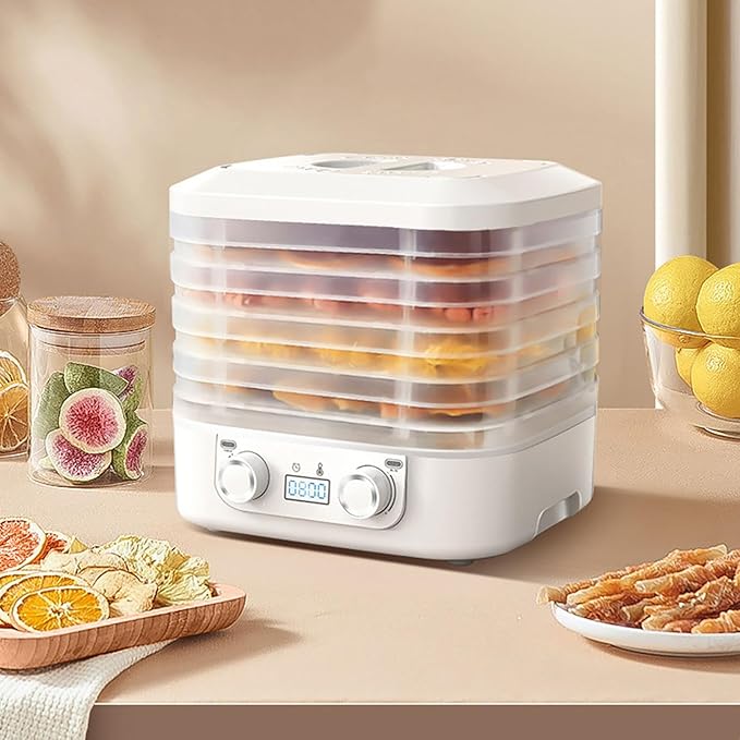 Food Freeze Dryer Machine for Home with 5 Trays, Candy Freeze Dryer with Smart Timer & Temp Control, Freeze Dried Snack Maker for Fruit, Meat & Veggies Storage (Blue)