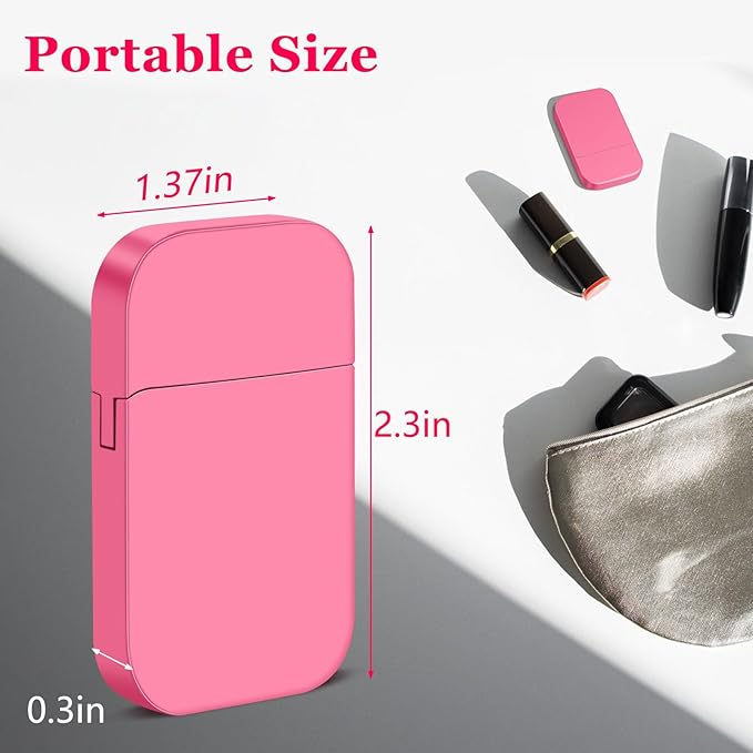 Pink Flame Torch Lighter, Cute Pink Lighter,Refillable Butane Lighter, Windproof Torch Lighter for Outdoor Camping BBQ Candle,Nice Gift for Girls,Women on Birthday,Anniversary (1 Pack,Without Butane)