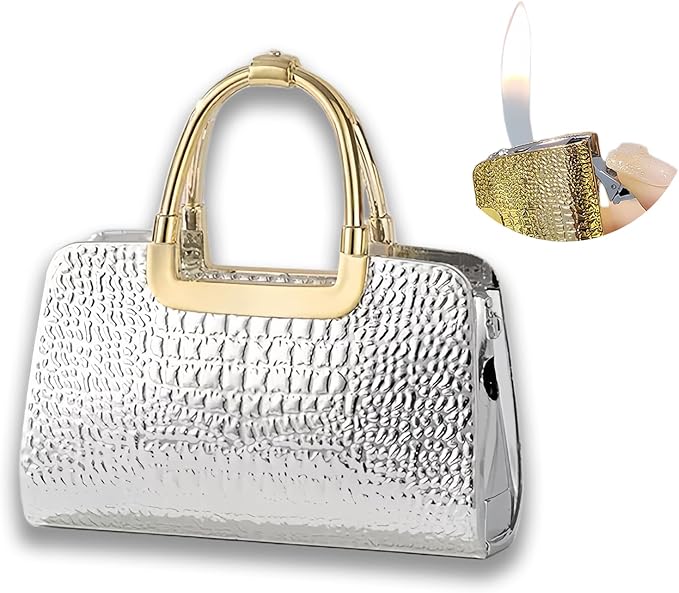 Cute Pretty Lighter - Soft Flame, Unique for Women, Candles, Camping, BBQ (No Butane Fuel) (08#)
