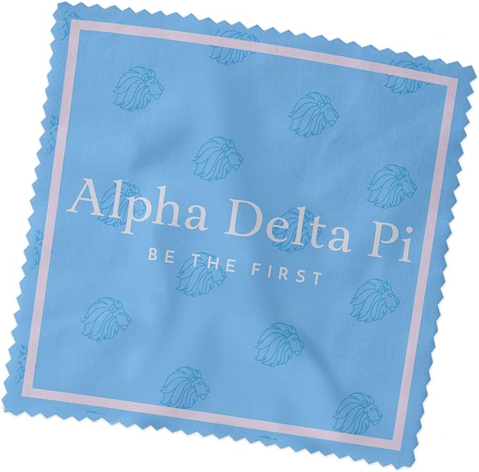 Alpha Delta Pi Eyeglass Cleaner & Microfiber Cleaning Cloth (Alpha Delta Pi - 6)