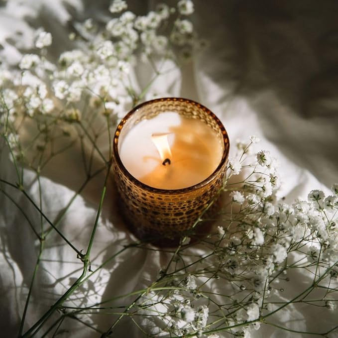 Bluecorn Aromática Arroyo Scented Candle Refill Kit – Amber, Warming Spices & Frankincense | Clean-Burning Coconut Wax | Non-Toxic Fragrance | 100% Compostable Pouch | DIY Candle Refill | Made in USA
