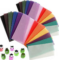 XIANGZHU Beeswax Candle Making Kit - 24 Multicolor Sheets DIY Candle Rolling Supplies for DIY Art Craft and STEM Projects– Includes 8 Safe Wax Cutter Tools