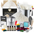 CraftBud Candle Making Kit - 58 Pieces Soy Candle Making Kit - Complete Candle Maker Kit - Best Candle Maker Kit for Adults and Beginners - Candle Kit with 16 Colors, Full Candle Kit