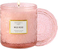 Chloefu LAN Wild Rose Candle, Mother Day Candles Gifts for Women, Luxury Jar Candle for Home Scented, Natural Soy Wax, Pink Candles for Home Scented, 55 Hours Long Burning, 8.1 oz