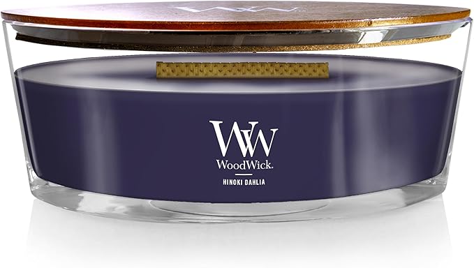 WoodWick Ellipse Candle Hinoki Dahlia 16 oz.