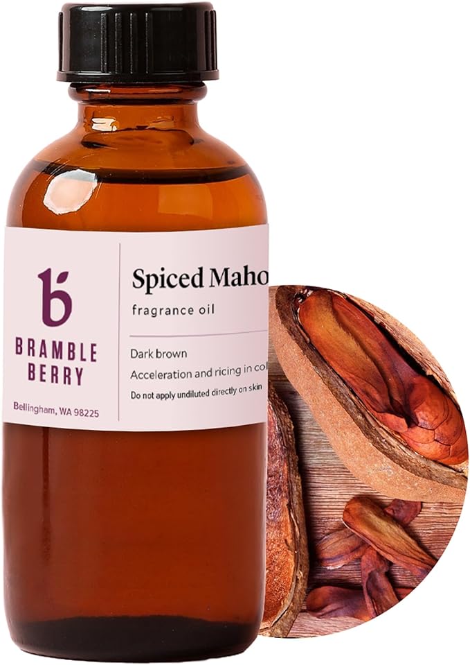 Bramble Berry Spiced Mahogany Deep Wood & Warmth Scent for Soap Making, Candles, Lotion, Bath Bombs & Perfume | Skin Safe, Vegan, Paraben & Phthalate Free, DIY Craft Essential