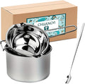 Candle Making Kit for Adults Beginners, Stainless Steel Double Boiler Pot Set for Melting Chocolate, Candy, Candle, Soap, Wax