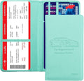 Car Registration and Insurance Card Holder - Leather Vehicle Glove Box Automobile Documents Paperwork Wallet Case Organizer for ID, Driver's License, Key Contact Information Cards - Men&Women