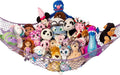 Lilly's Love Stuffed Animal Hammock | Corner Hanging Organizer, Toy Storage, Stuffed Animal Storage Net | Made From Quality Fishing Net, Holds 12lbs | 67"x47"x47" (Pastel Purple)