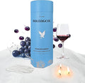 Velvet Merlot Pearled Candle 18 Oz (1.1lb) with 30 Wicks - Merlot Wine Scented Sand Candles White Refillable Wax Lasts Up to 120 Hours Smooth and Clean Burning for DIY Candle Making