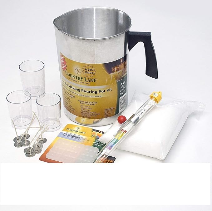 Country Lane Pouring Pot Kit Candle Making