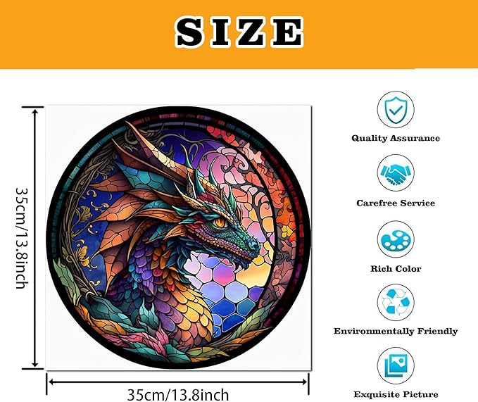 Meothan Paint by Number for Adults, Colorful Dragon Painting by Numbers for Adults Beginner, Acrylic Easy Paint by Numbers Kits on Canvas for Gift Home Wall Decor 13.8”W x 13.8”L