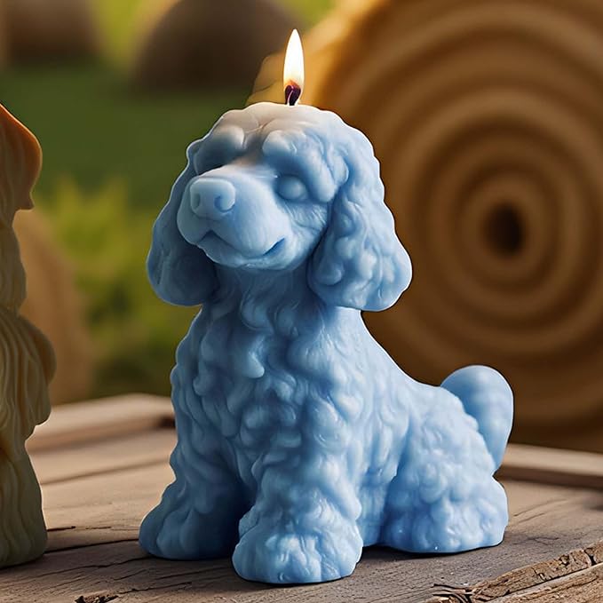 Dog Animal Jewelry Resin Casting Mold Craft Supplies 3D Silicone Mold for Resin Casting Mold Candle Making Molds Succulent Mold