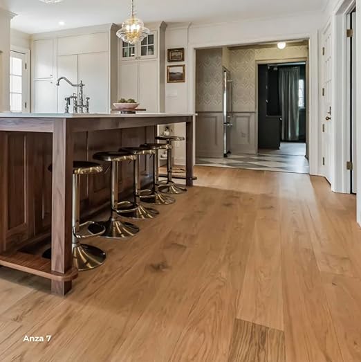 Flooret Engineered Hardwood Plank Flooring Silvan 7" Bestsellers Sample Kit | 5 Pieces of 12" Cut Samples from Real Planks | DIY Click or Glue Installation, Real Wood Wear Layer, and Scratch Resistant