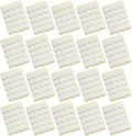 Pack of 20 Sheet Secure and Reliable Candle Wick Stickers Adhesive Heat Resistant Stickers Great for DIY Candle Making, As Pictures Shown