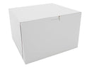 Southern Champion Tray 0966 Premium Clay Coated Kraft Paperboard White Non-Window Lock Corner Bakery Box, 9" Length x 9" Width x 6" Height (Case of 100)