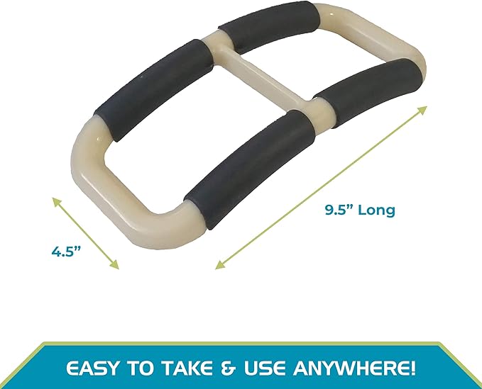 Stander Handy Handle, Lift Assist Device for Elderly and Disabled, Patient Standing Aid for Handicapped, Ivory with Rubber Grip