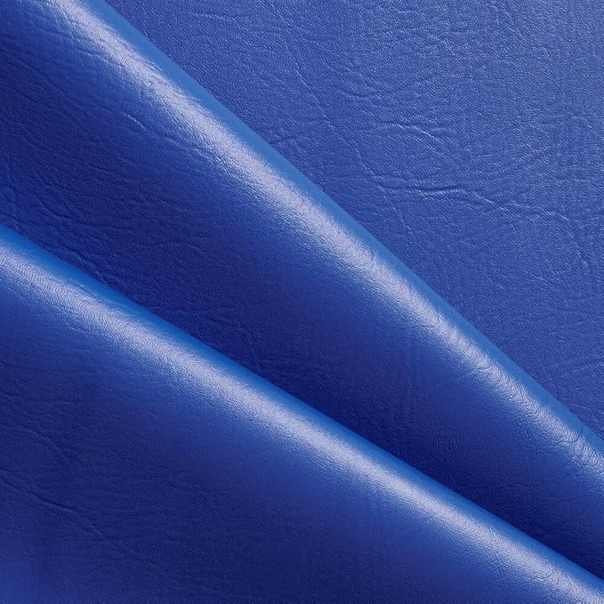 Ottertex Vinyl Fabric Faux Leather Pleather Upholstery 54" Wide by The Yard (5 Yard, Royal Blue)