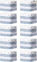 TAILI 10 Pack Vacuum Storage Bags, Space Saver Bags, Jumbo Cube 31x40x15 Inch, Extra Large Vacuum Sealed Bags for Comforters, Blankets, Bedding, Clothes, Closet Organization Space Saving, Clear
