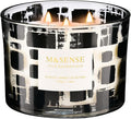 M&SENSE Oud Sandalwood Scented Candle,11.6oz Natural Soy Wax,Non Toxic for Home, 3 Wick Jar Candle, Up to 60 Hours Burn time, Home Decor,Candles for Home Scented