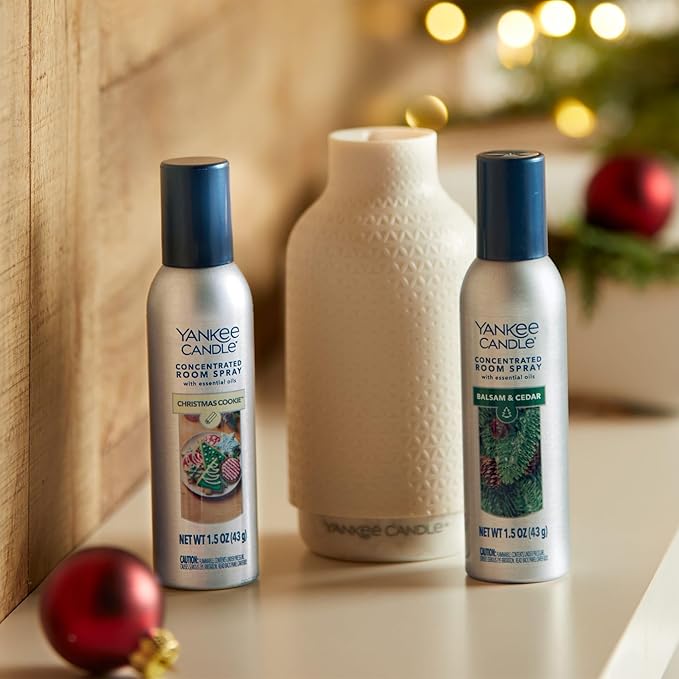 Yankee Candle Concentrated Air Freshener Room Spray, Odor Eliminator for Home, Bathroom, Balsam & Cedar, 1.5 Oz (Pack of 3)