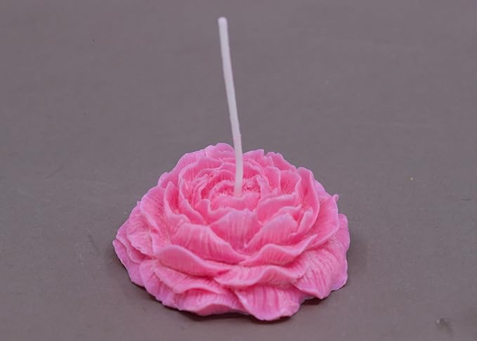 DIY Scented Peony Flower Candle (White)