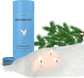 Fir Pine Scented Pearled Candle with 30 Cotton Wicks–MANNYCOM 18oz(1.1lb) Granula Sand Wax Refillable Candles Burns up to 110 Hours Non Toxic for Handmade Wedding and Party Decorations