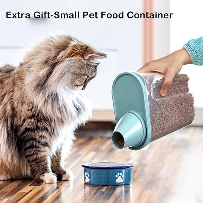 ANVS 20Lbs Dog Food Storage Container Collapsible Dog Food Container with Airtight Lids,Wheels, Scoop and 2.5L Small Pet Food Storage Container Dry Food For Dog, Cat and Other Pet Food (Sap Green)