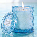 Blue Ocean Scented Candles for Women, Vegan Soy Wax Jar Candles, 50-Hour Burning Time, No Toxin Subtle Scented Home Fragrance for Summer Bathtub Aromatherapy Calming, Gifts for Women & Men