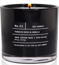 Lulu Candles | Tobacco, Spice & Vanilla | Luxury Scented Soy Jar Candle | Hand Poured in The USA | Highly Scented & Long Lasting |11 Oz.