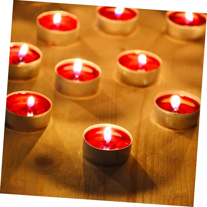 Milisten Aluminum Tea Light Tins 1.49 Inch Empty Candle Holders for DIY Scented Candle Making Storage Party Favors Crafts and Home Decoration